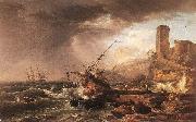 VERNET, Claude-Joseph Storm with a Shipwreck France oil painting artist
